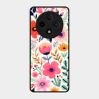 Garden of Delights Glass Case Cover For Oppo F27 Pro Plus 5G