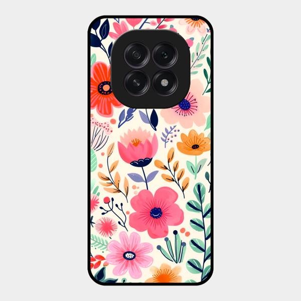 Garden of Delights Glass Case Cover For Oppo F29 5G