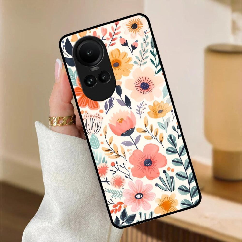 Garden of Delights Glass Case Cover For Oppo - ShopOnCliQ