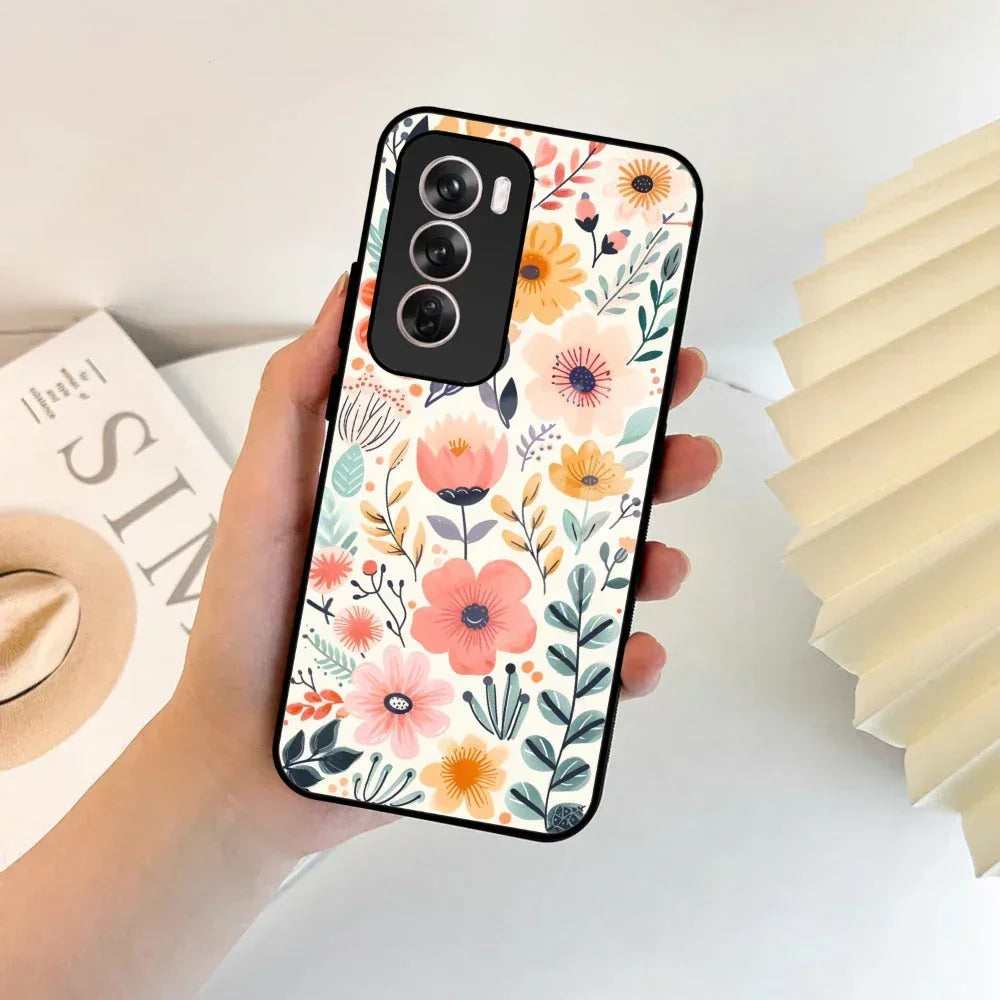 Garden of Delights Glass Case Cover For Oppo - ShopOnCliQ