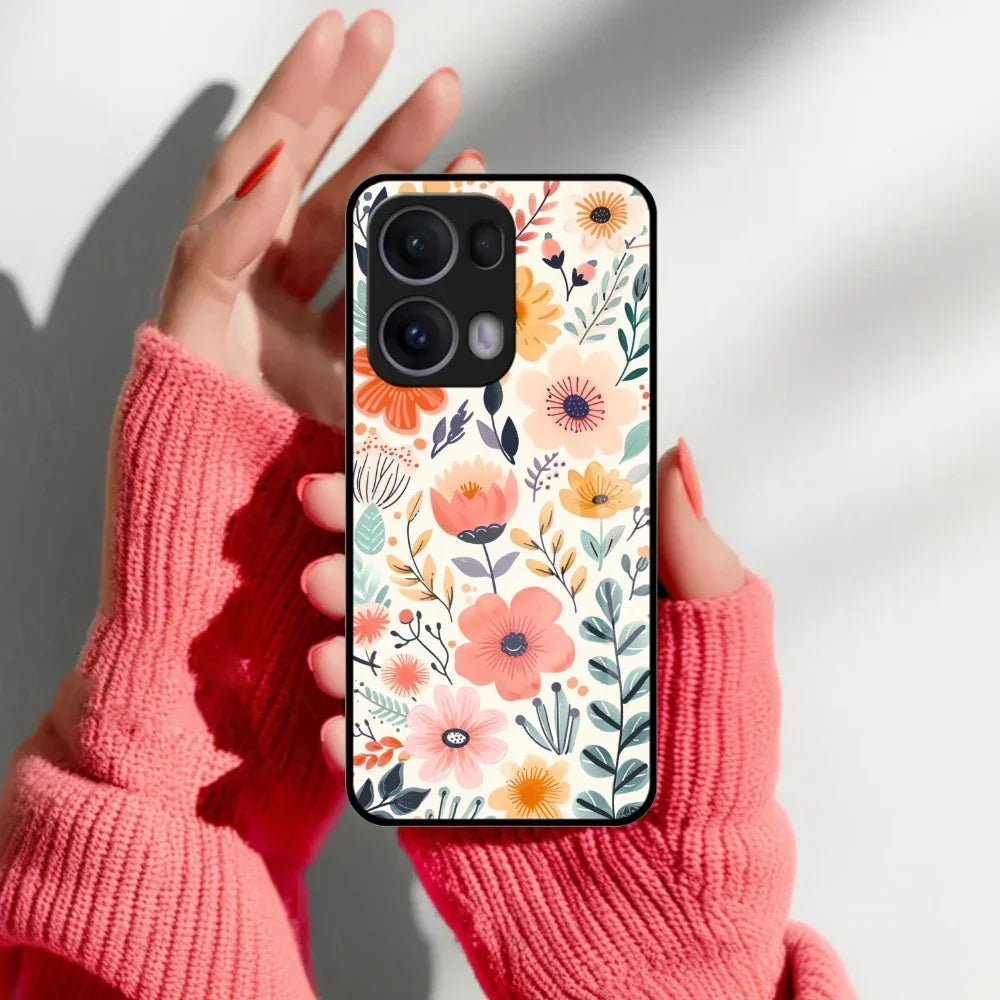 Garden of Delights Glass Case Cover For Oppo - ShopOnCliQ
