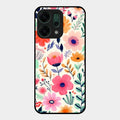 Garden of Delights Glass Case Cover For Oppo Reno 14 5G