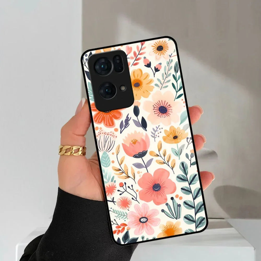Garden of Delights Glass Case Cover For Oppo - ShopOnCliQ