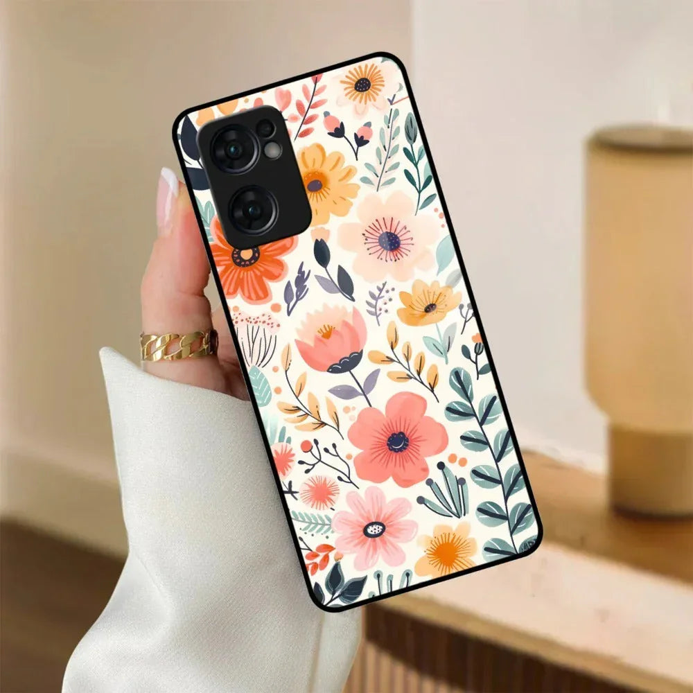 Garden of Delights Glass Case Cover For Oppo - ShopOnCliQ