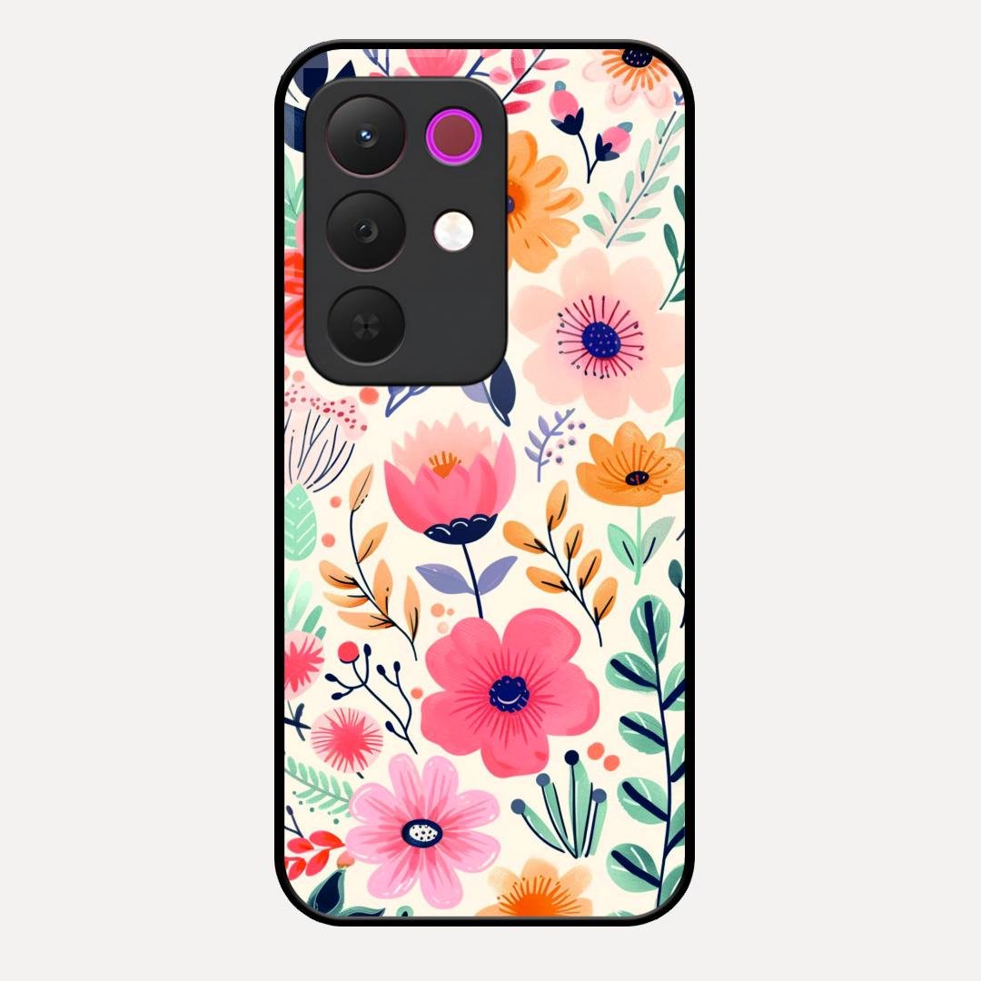 Garden of Delights Glass Case Cover For Realme 15X 5G