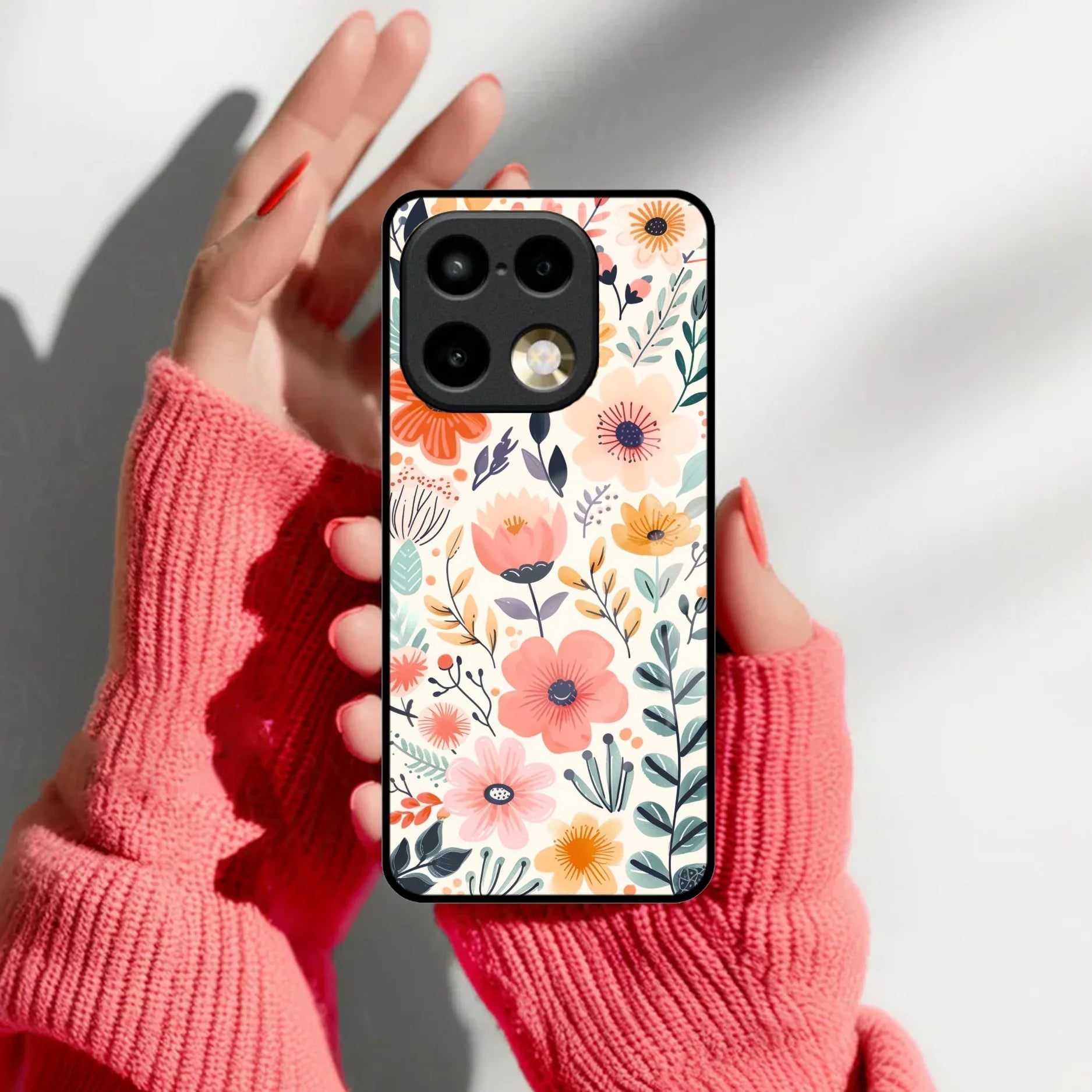 Garden of Delights Glass Case Cover For Realme 16 Pro Plus 5G