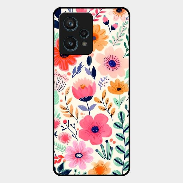 Garden of Delights Glass Case Cover For Realme 9 Pro Plus 5G