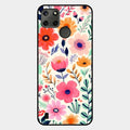 Garden of Delights Glass Case Cover For Realme C21Y