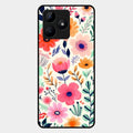 Garden of Delights Glass Case Cover For Realme C53