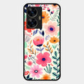 Garden of Delights Glass Case Cover For Realme C55