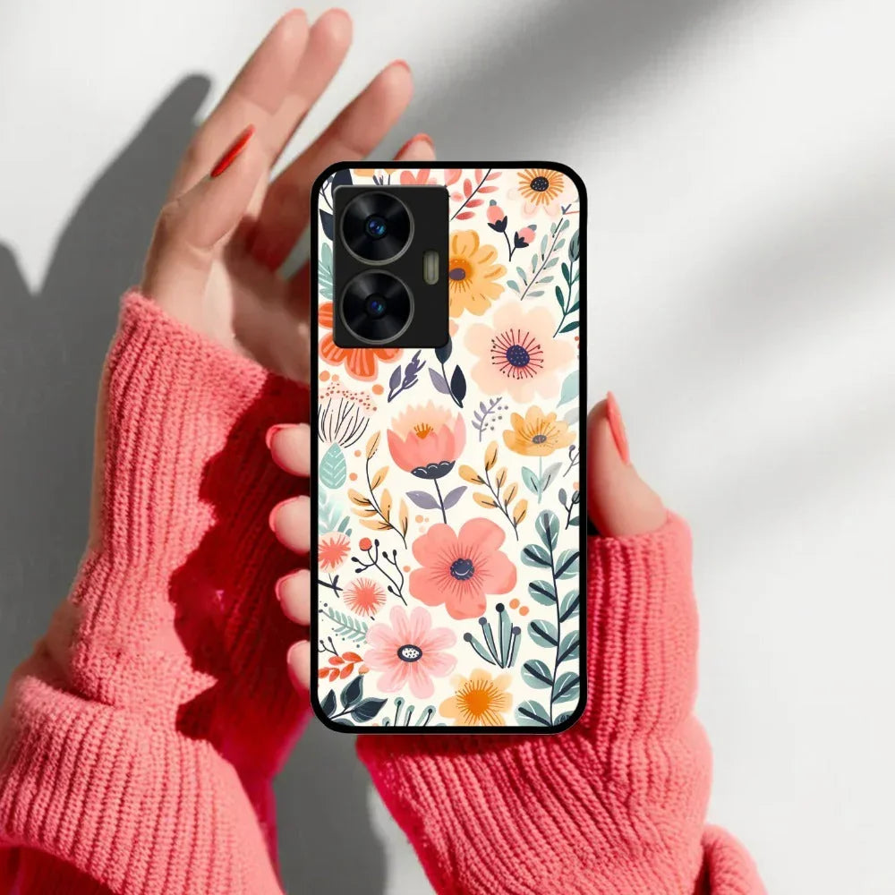 Garden of Delights Glass Case Cover For Realme/Narzo - ShopOnCliQ