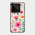 Garden of Delights Glass Case Cover For Realme Gt 7 Pro