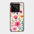 Garden of Delights Glass Case Cover For Realme Gt 7 Pro