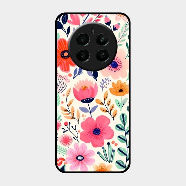 Garden of Delights Glass Case Cover For Realme Narzo 70 Pro 5G