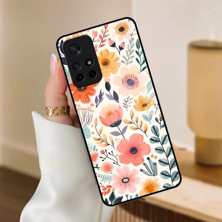 Garden of Delights Glass Case Cover For Redmi/Xiaomi