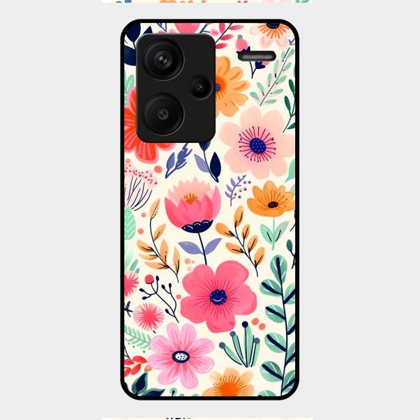Garden of Delights Glass Case Cover For Redmi Note 13 Pro Plus 5G