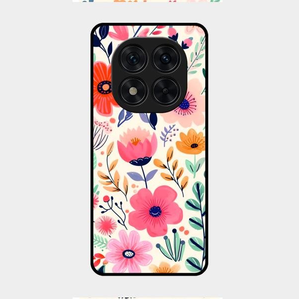 Garden of Delights Glass Case Cover For Redmi Note 14 Pro 5G