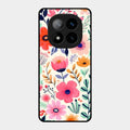 Garden of Delights Glass Case Cover For Redmi Note 14 Pro Plus 5G