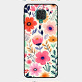 Garden of Delights Glass Case Cover For Redmi Note 9 Pro