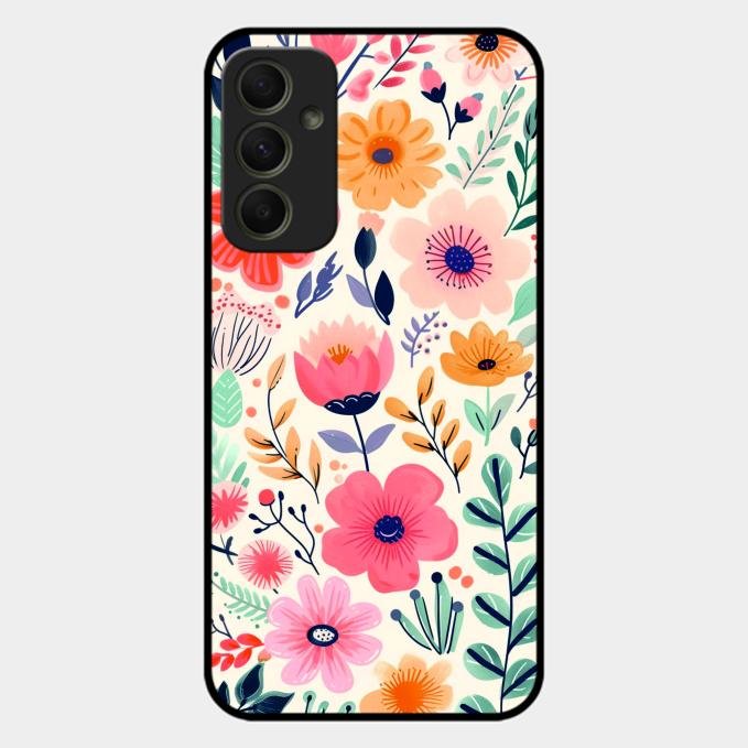 Garden of Delights Glass Case Cover For Samsung Galaxy A34 5G