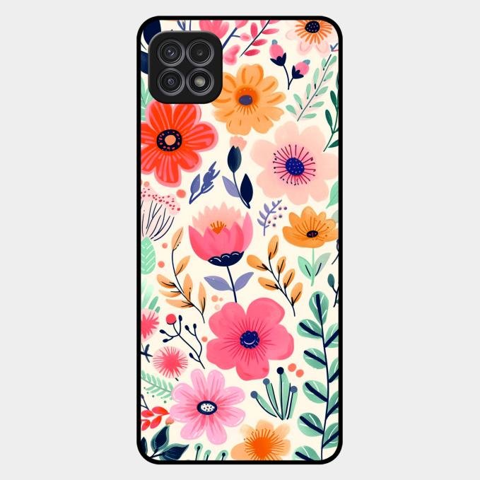 Garden of Delights Glass Case Cover For Samsung Galaxy F42 5G