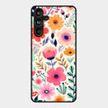 Garden of Delights Glass Case Cover For Samsung Galaxy M55 5G