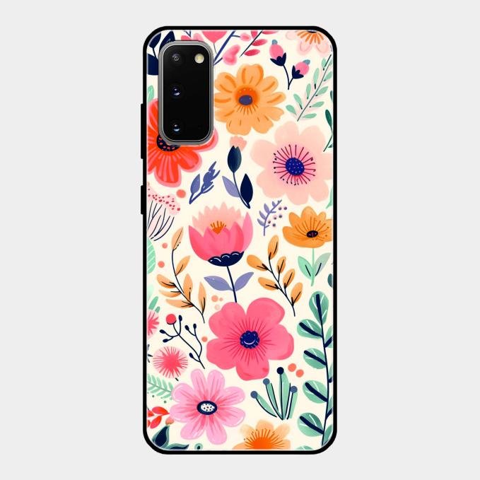 Garden of Delights Glass Case Cover For Samsung Galaxy S20