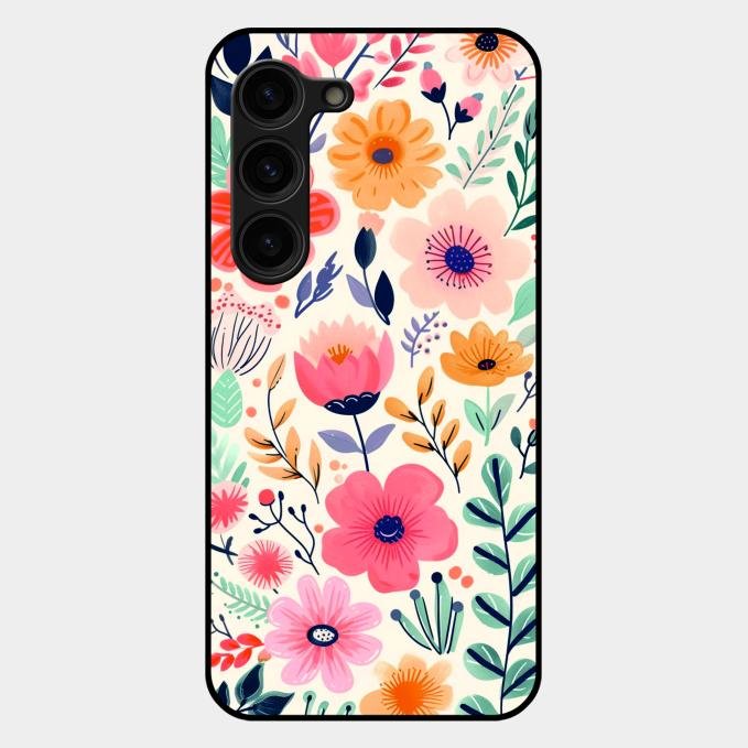Garden of Delights Glass Case Cover For Samsung Galaxy S23 Plus 5G