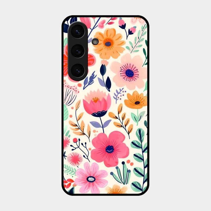Garden of Delights Glass Case Cover For Samsung Galaxy S24 Fe 5G