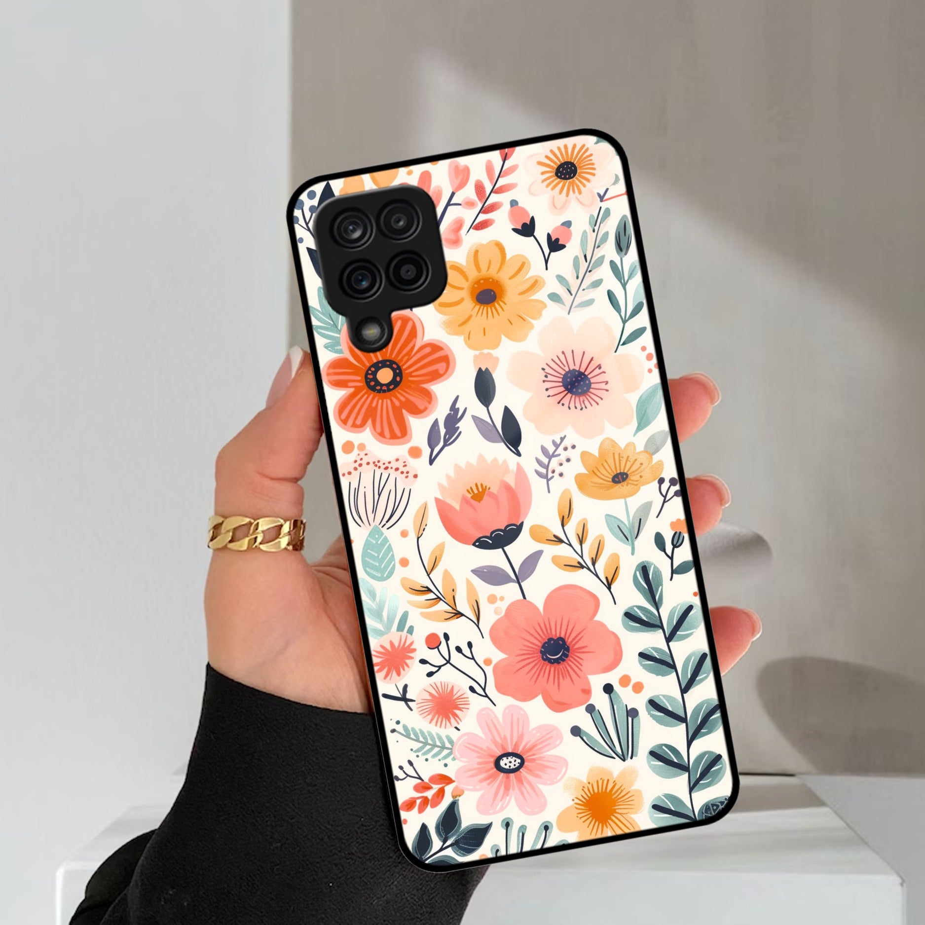 Garden of Delights Glass Case Cover For Samsung Galaxy A42 5G