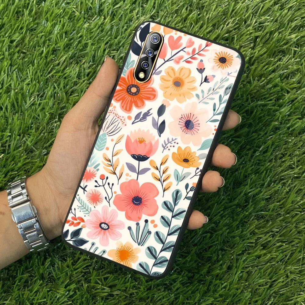 Garden of Delights Glass Case Cover For Vivo - ShopOnCliQ
