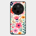 Garden of Delights Glass Case Cover For Vivo T4 5G