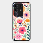 Garden of Delights Glass Case Cover For Vivo T4X 5G