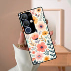 Garden of Delights Glass Case Cover For Vivo - ShopOnCliQ