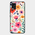 Garden of Delights Glass Case Cover For Vivo V20 2021