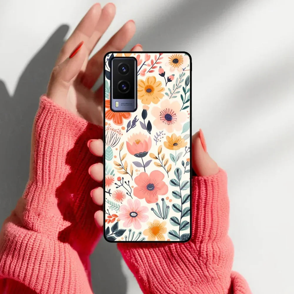 Garden of Delights Glass Case Cover For Vivo - ShopOnCliQ