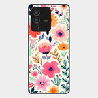 Garden of Delights Glass Case Cover For Vivo V23 Pro 5G