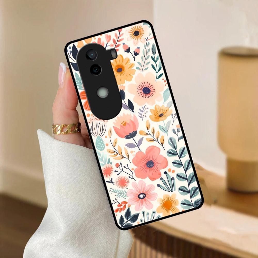 Garden of Delights Glass Case Cover For Vivo - ShopOnCliQ