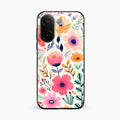 Garden of Delights Glass Case Cover For Vivo V60e 5G