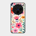 Garden of Delights Glass Case Cover For Vivo X200 5G