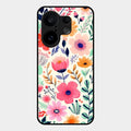 Garden of Delights Glass Case Cover For Vivo X200 Fe 5G