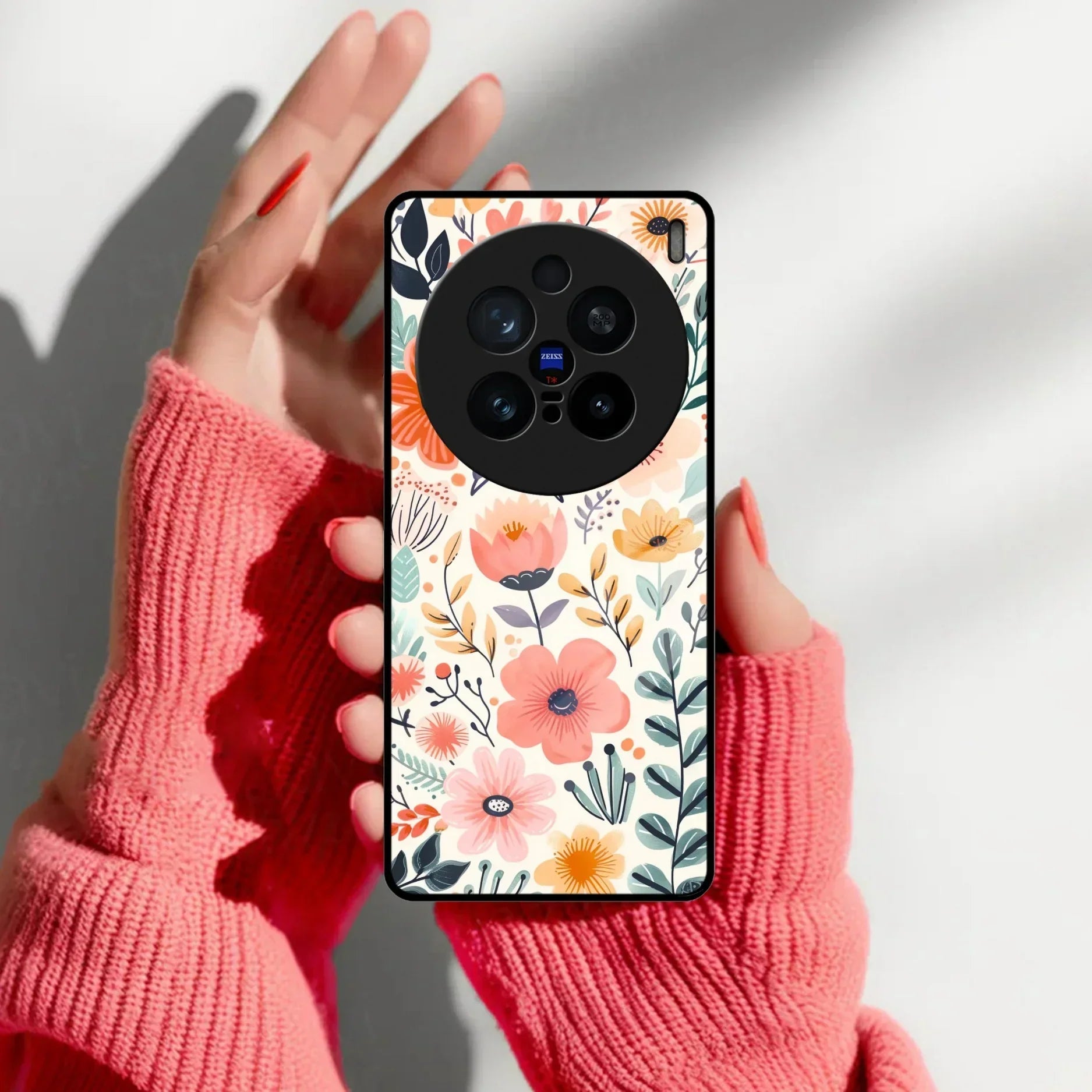 Garden of Delights Glass Case Cover For Vivo - ShopOnCliQ