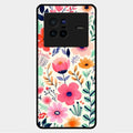 Garden of Delights Glass Case Cover For Vivo X80 5G