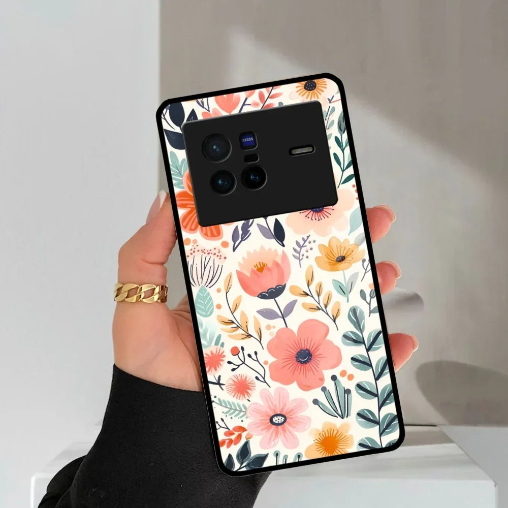 Garden of Delights Glass Case Cover For Vivo - ShopOnCliQ