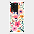 Garden of Delights Glass Case Cover For Vivo Y200 5G