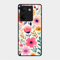 Garden of Delights Glass Case Cover For Vivo Y200 Pro 5G