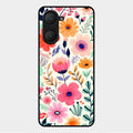 Garden of Delights Glass Case Cover For Vivo Y28S 5G