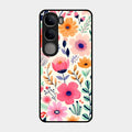 Garden of Delights Glass Case Cover For Vivo Y300 5G