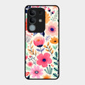 Garden of Delights Glass Case Cover For Vivo Y31 Pro 5G