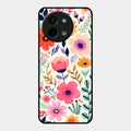 Garden of Delights Glass Case Cover For Vivo Y58 5G